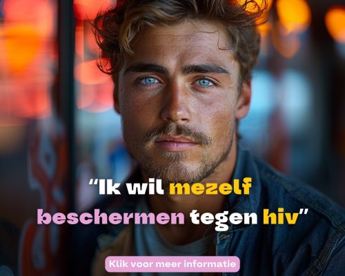 Een post voor de socials campagne van GGD om aandacht te creëren voor HIV